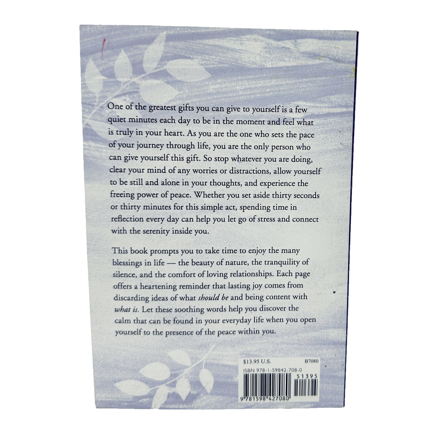 The Peace Within You, A Blue Mountain Arts Collection — Blue
